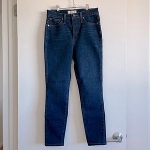 Madewell Size 26 10” High Rise Skinny Jean